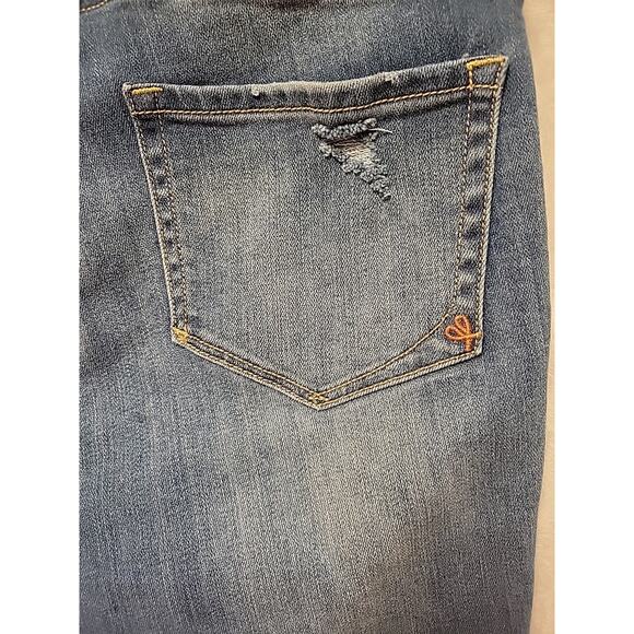 Dittos Distressed Skinny Jeans Country Western Stretch Comfort Utility Size 27 - Picture 6 of 12